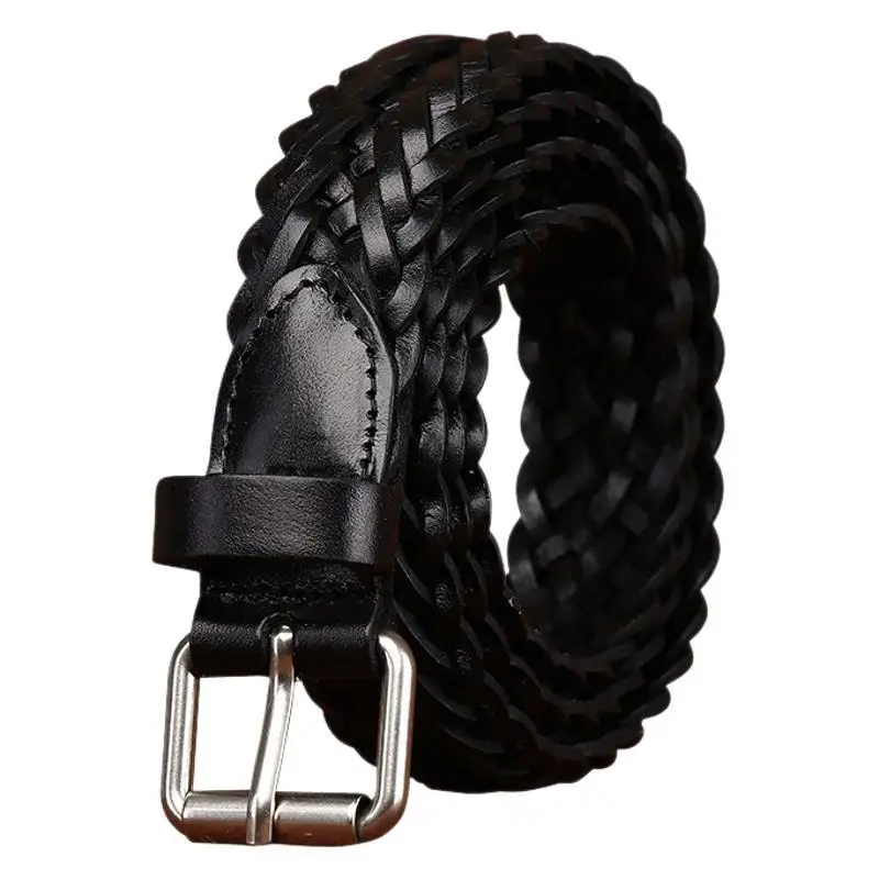 Unisex Hand Braided Full Grain Leather Belt Retro Fashion Casual Waistband
Unisex Hand Braided Full Grain Leather Belt Retro Fashion Casual Waistband