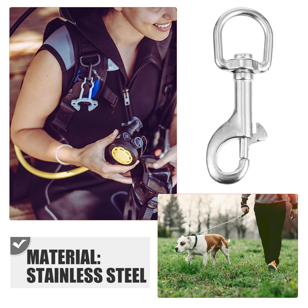 2Pcs Stainless Steel Heavy Duty Snap Hooks Pet Leash Clips Bolt Snap Hooks Swivel Dog Leash Connectors Pet Buckle Hook
2Pcs Stainless Steel Heavy Duty Snap Hooks Pet Leash Clips Bolt Snap Hooks Swivel Dog Leash Connectors Pet Buckle Hook
