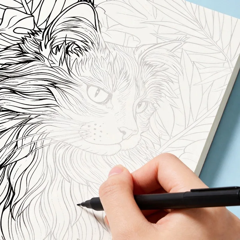 One Copying Line Drawing Coloring Book, Line Drawing Doodle, Art Line Drawing Exercise Book, 24 Pages of High-definition Paper
One Copying Line Drawing Coloring Book, Line Drawing Doodle, Art Line Drawing Exercise Book, 24 Pages of High-definition Paper