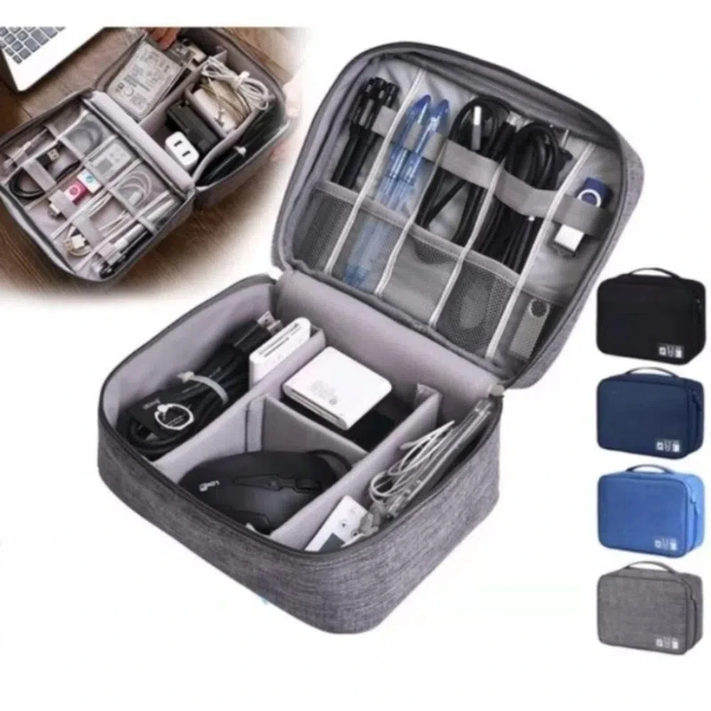 Waterproof Travel Electronic Storage Bag Portable Organizer Multifunctional Storage Case Protective Dustproof 
Waterproof Travel Electronic Storage Bag Portable Organizer Multifunctional Storage Case Protective Dustproof