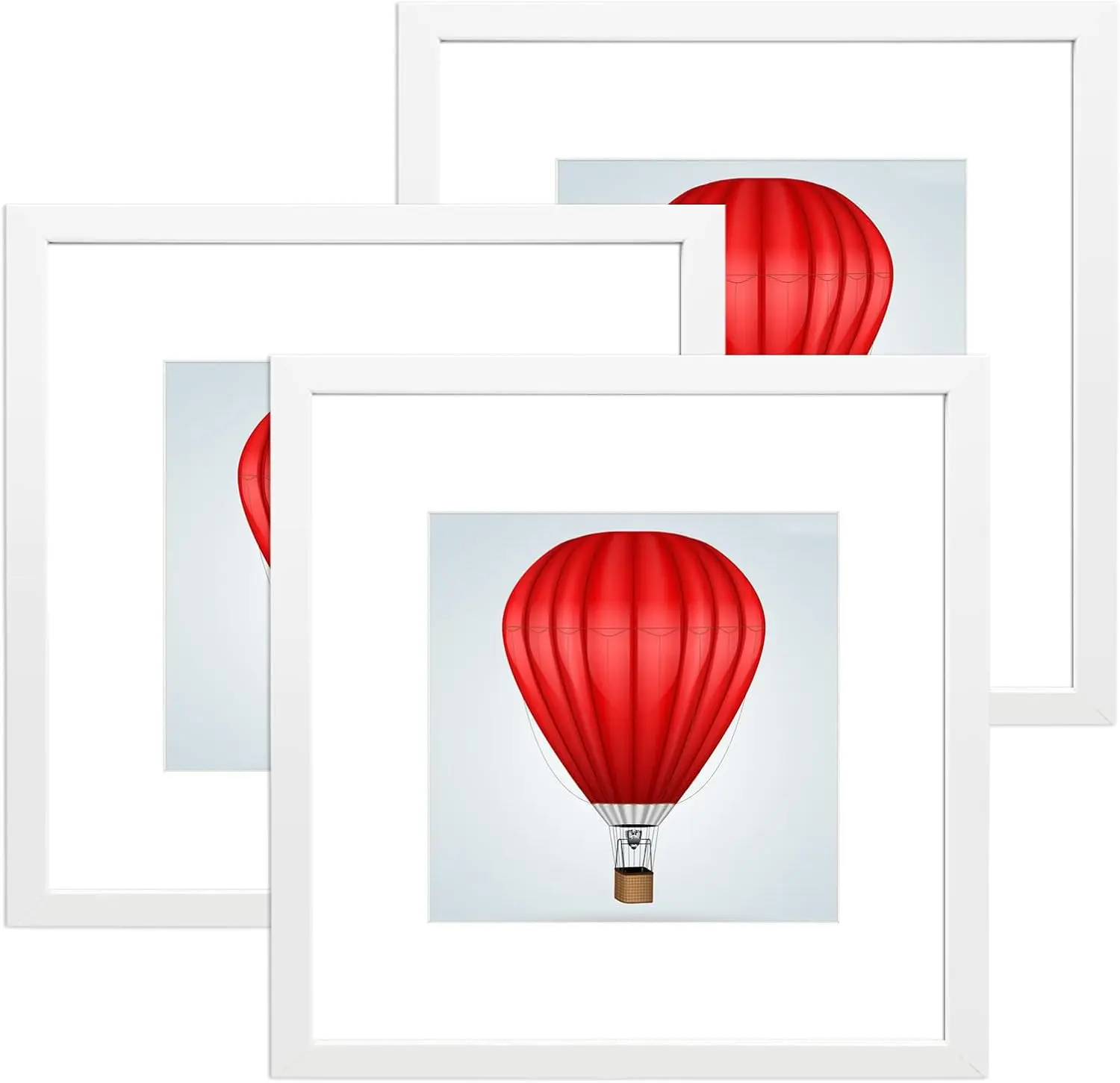 20x20 Inch Frame 3 Pack Square 20 by 20 Picture Frames Display Pictures 16x16 with Mat or 20x20 without Mat, Solid Wood
20x20 Inch Frame 3 Pack Square 20 by 20 Picture Frames Display Pictures 16x16 with Mat or 20x20 without Mat, Solid Wood