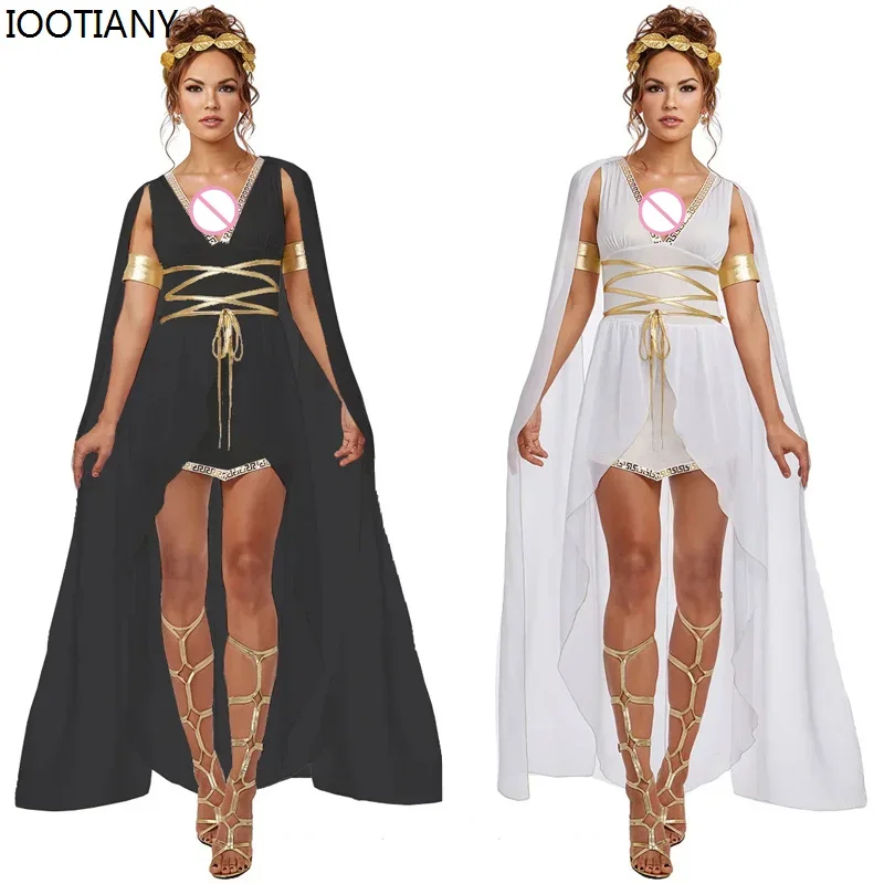 CosplayMedieval Carnival Halloween Ancient Greek Mythology Costume White Roman Cleopatra Dress Princess Cosplay Fancy Dress Part 
CosplayMedieval Carnival Halloween Ancient Greek Mythology Costume White Roman Cleopatra Dress Princess Cosplay Fancy Dress Part