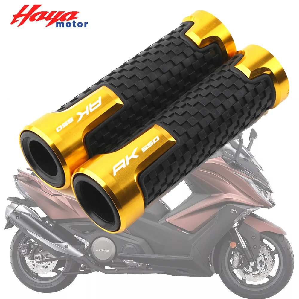 With logo "AK550" Motorcycle Accessories 22MM High Quality Hand Grips Rubber Gel Handle Grip For KYMCO AK550 AK 550 2010-2020
With logo "AK550" Motorcycle Accessories 22MM High Quality Hand Grips Rubber Gel Handle Grip For KYMCO AK550 AK 550 2010-2020