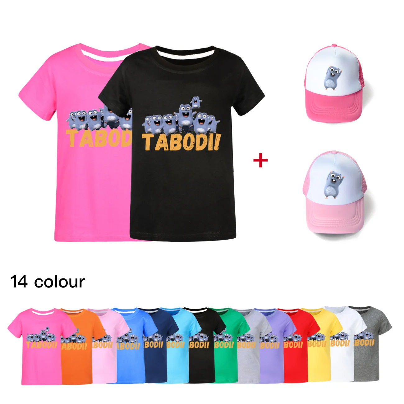 New GRIZZY and Lemming Shirt Kids 2025 Summer Clothes Baby Girls Short Sleeve Tops Boys Cartoon Casual T-shirt&sunhat 2pcs Suit
New GRIZZY and Lemming Shirt Kids 2025 Summer Clothes Baby Girls Short Sleeve Tops Boys Cartoon Casual T-shirt&sunhat 2pcs Suit