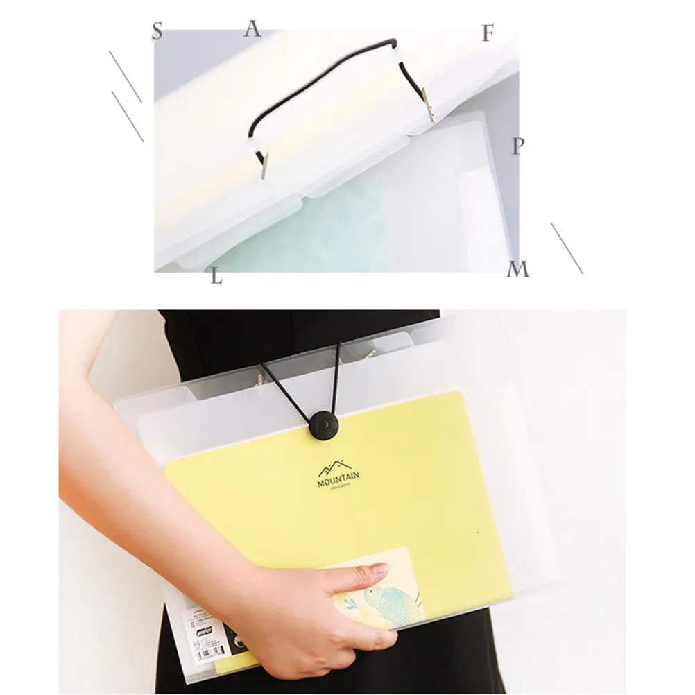 A4 Multi-Layer Folder Expanding Transparent Plastic Buckle Office File Organizer Document Holder for School Business Use
A4 Multi-Layer Folder Expanding Transparent Plastic Buckle Office File Organizer Document Holder for School Business Use