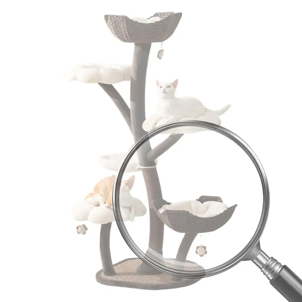 59-дюймовая рама для лазанья для кошек, моющаяся, роскошная, с цветочным кошачьим деревом, съемные корзины ручной работы для кошачьих башней для больших и домашних кошек
59-дюймовая рама для лазанья для кошек, моющаяся, роскошная, с цветочным кошачьим деревом, съемные корзины ручной работы для кошачьих башней для больших и домашних кошек