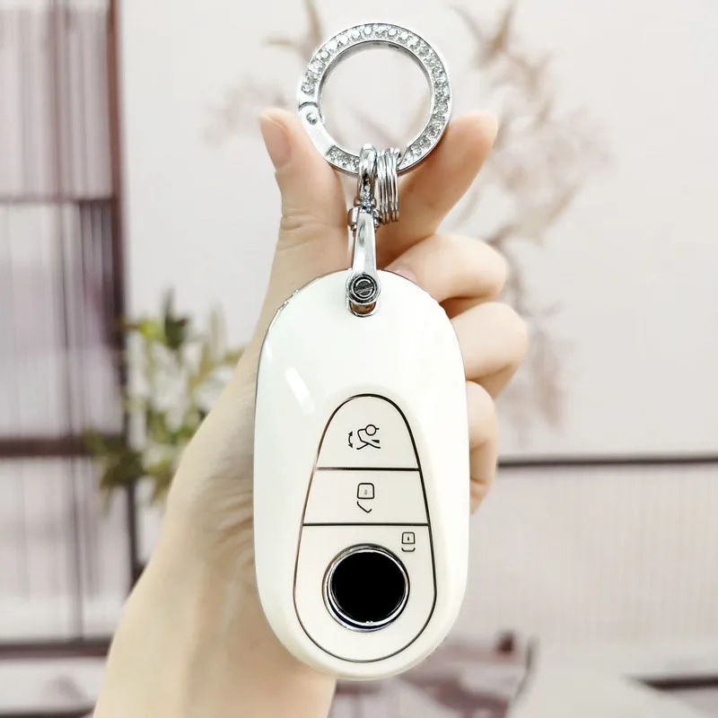 Car Smart Key Case Fob Cover Shell With Keychain For Mercedes Benz C E S Class GLC W206 W214 W223 E300 C260 C300 S450 S500 S400
Car Smart Key Case Fob Cover Shell With Keychain For Mercedes Benz C E S Class GLC W206 W214 W223 E300 C260 C300 S450 S500 S400