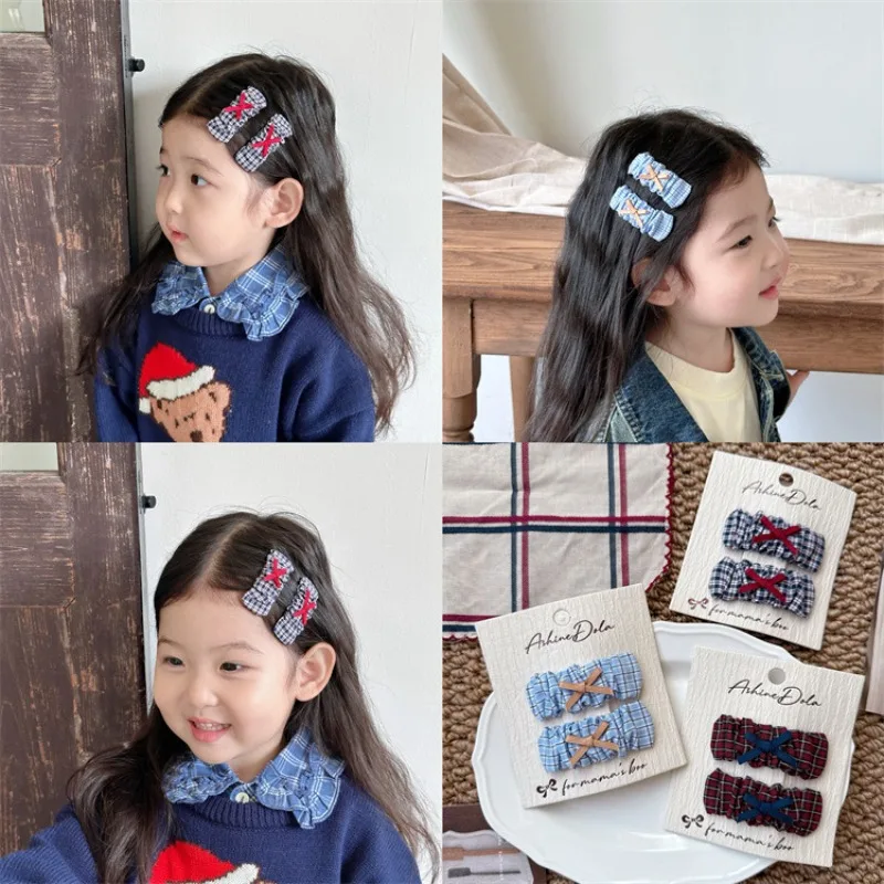 Korean Style Red Blue Plaid Bow Hair Clips for Sweet Girls Charming Fabric Side Bangs Barrettes Adorable Secure Hair Accessories
Korean Style Red Blue Plaid Bow Hair Clips for Sweet Girls Charming Fabric Side Bangs Barrettes Adorable Secure Hair Accessories