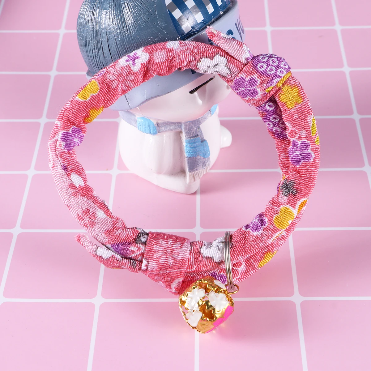 Collar with Small Bell for Pet Cat Dog Adjustable Collar Personalized Collars for Your Pets (Rose Red)
Collar with Small Bell for Pet Cat Dog Adjustable Collar Personalized Collars for Your Pets (Rose Red)