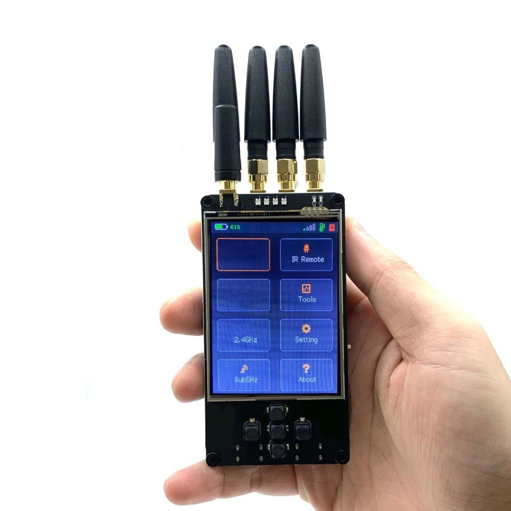 For ESP32-DIV V2.0 Handheld Tester For ESP32-S3 MCU 2.4GHz Analyzer Sub GHz Protocol Detector ILI9341 Touchscreen
For ESP32-DIV V2.0 Handheld Tester For ESP32-S3 MCU 2.4GHz Analyzer Sub GHz Protocol Detector ILI9341 Touchscreen