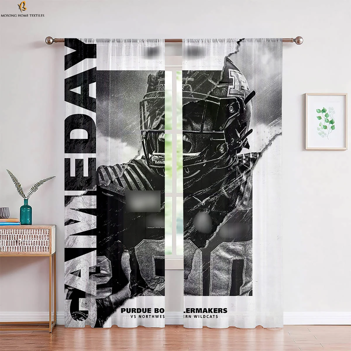 2pcs Sports Rugby 3D Stereo Printed Curtain Rod Pocket Bedroom Can Kitchen Club Window Decoration Curtain
2pcs Sports Rugby 3D Stereo Printed Curtain Rod Pocket Bedroom Can Kitchen Club Window Decoration Curtain