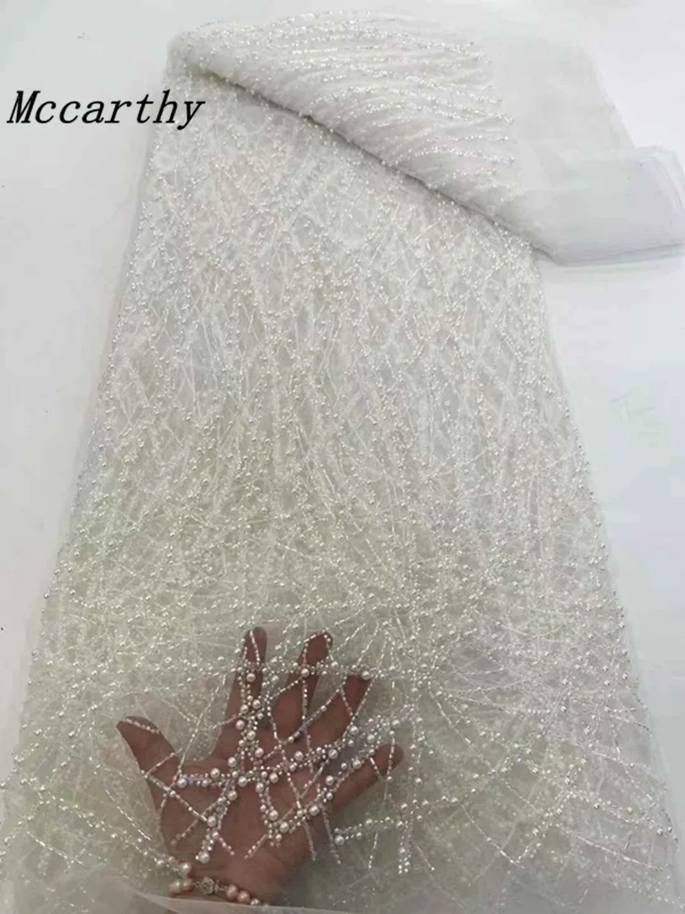 Mesh Beaded African Lace Fabric High Quality Dynamic Chain Sequin Embroidery Pattern Home Decor Wedding Dress Fabric 5 yards
Mesh Beaded African Lace Fabric High Quality Dynamic Chain Sequin Embroidery Pattern Home Decor Wedding Dress Fabric 5 yards