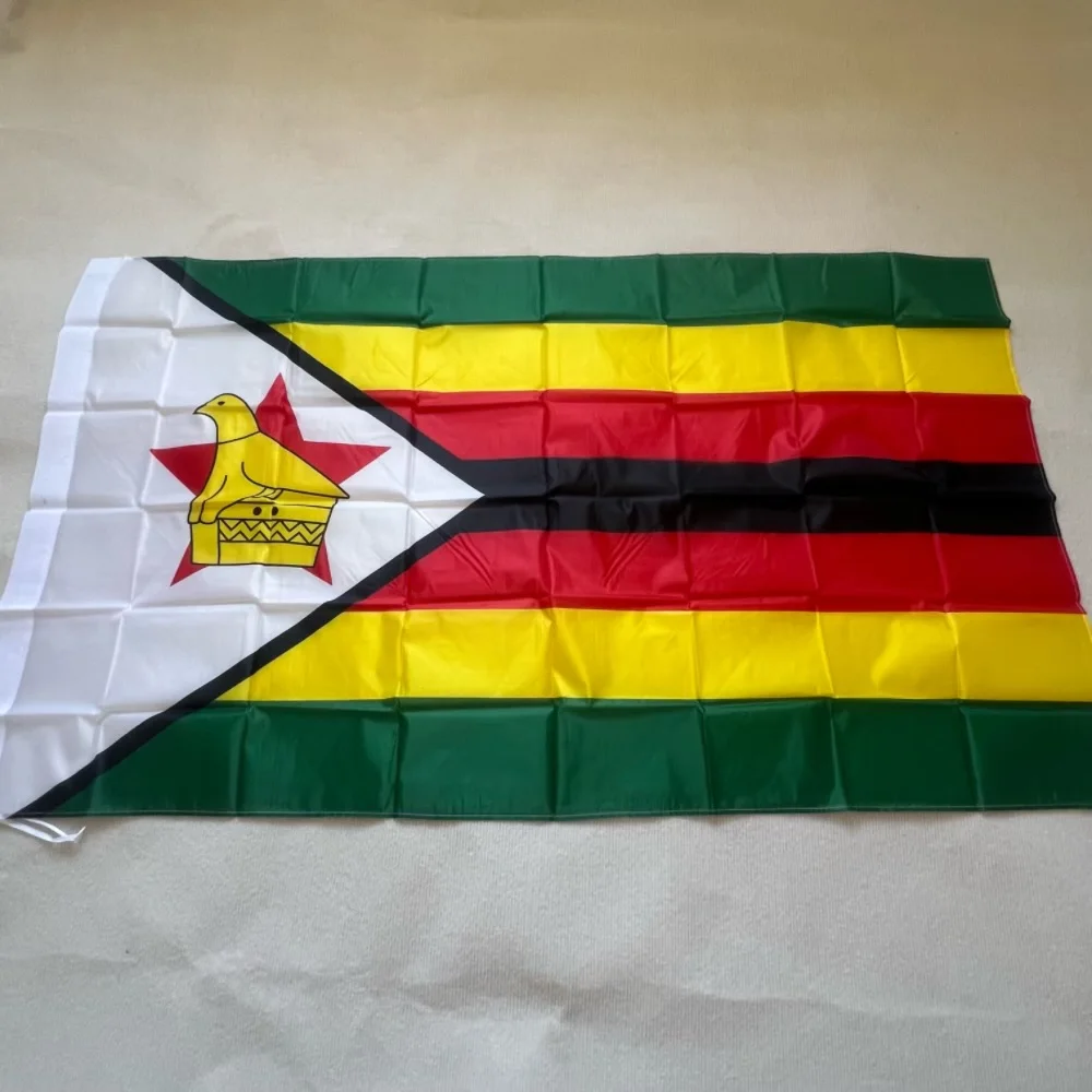 90 x 150 cm Zimbabwe Flag banner High quality Hanging of the Zimbabwe flag banner
90 x 150 cm Zimbabwe Flag banner High quality Hanging of the Zimbabwe flag banner
