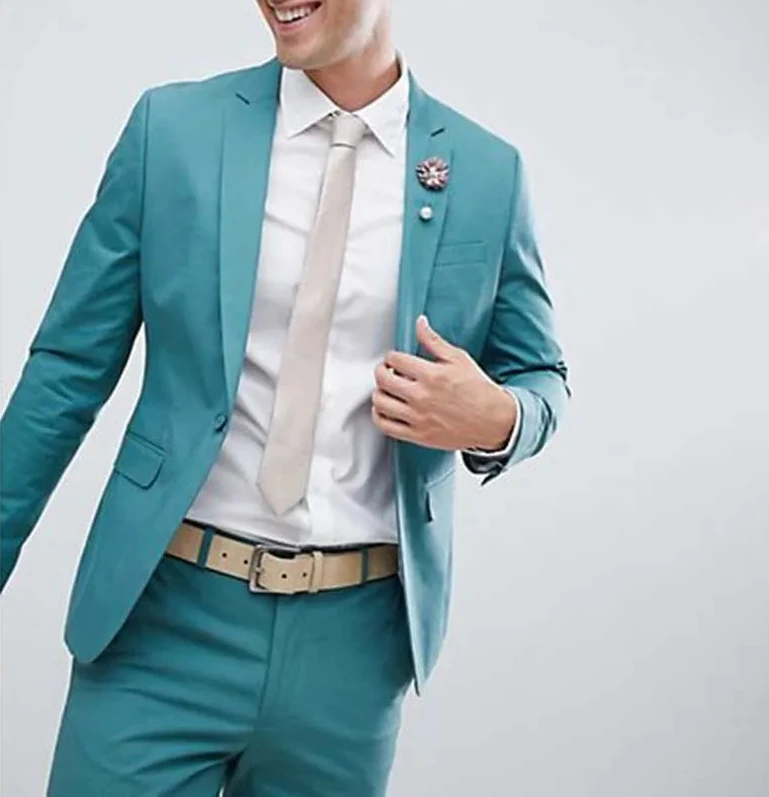 Fashion Blue Suits for Men's Wedding 2 Pieces Jacket Pants Blazers Sets Slim Fit Business Costume Homme
Fashion Blue Suits for Men's Wedding 2 Pieces Jacket Pants Blazers Sets Slim Fit Business Costume Homme