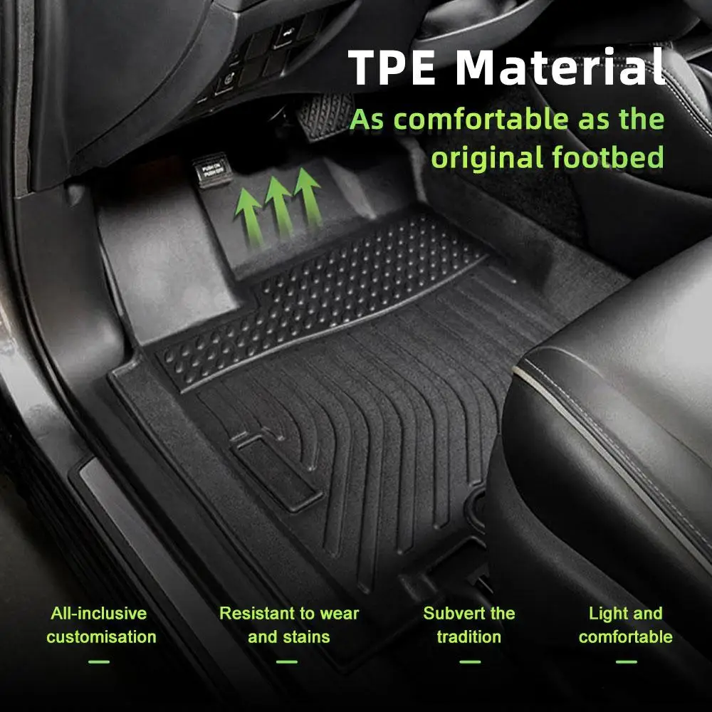 Car Floor Mats for 2013-2021 Nissan Pathfinder All-Weather TPE Rubber Floor Mats
Car Floor Mats for 2013-2021 Nissan Pathfinder All-Weather TPE Rubber Floor Mats