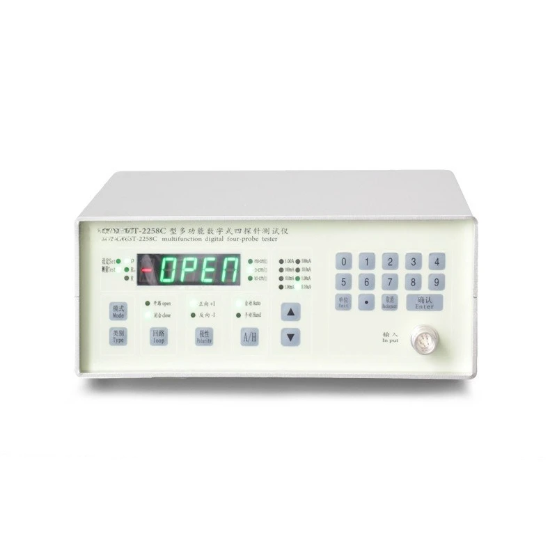 ST2258C DC Four-probe Resistivity Tester High Precision Digital Square Resistance Tester
ST2258C DC Four-probe Resistivity Tester High Precision Digital Square Resistance Tester