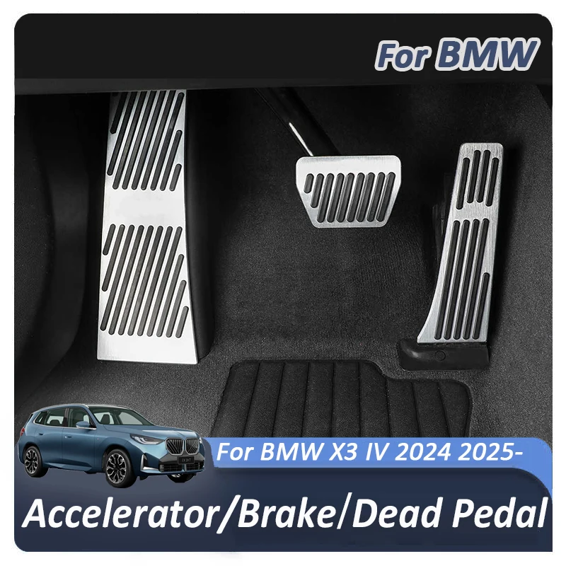 For BMW X3 IV 2024 2025 2026 Metal Accelerator Brake Dead Pedal Cover Racing Pedal Set Full Wraparound Pedal Covers Frame
For BMW X3 IV 2024 2025 2026 Metal Accelerator Brake Dead Pedal Cover Racing Pedal Set Full Wraparound Pedal Covers Frame