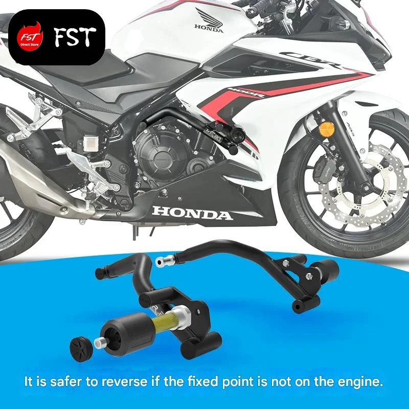 Crash Bars Engine Guard Bumper Anti-Fall Ball Sliders Racing Protector for Honda CBR400R CBR500R Motorcycle Modified Parts
Crash Bars Engine Guard Bumper Anti-Fall Ball Sliders Racing Protector for Honda CBR400R CBR500R Motorcycle Modified Parts