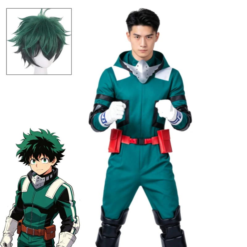 Anime My Hero Cosplay Izuku Midoriya Transformed Into A Role-playing Costume The Latest Adult Combat Costume Sweaters and Wigs
Anime My Hero Cosplay Izuku Midoriya Transformed Into A Role-playing Costume The Latest Adult Combat Costume Sweaters and Wigs