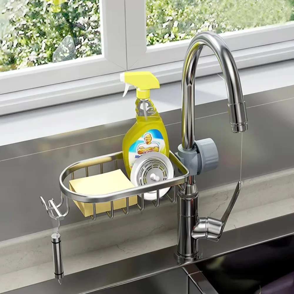 Quality Adjustable Faucet Storage Rack Punch-Free Space Aluminum Sponge Drain Rack Space Saving Sink Rag Holders Kitchen
Quality Adjustable Faucet Storage Rack Punch-Free Space Aluminum Sponge Drain Rack Space Saving Sink Rag Holders Kitchen