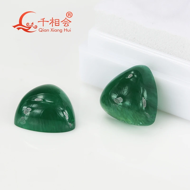 10*10MM trillion flat back Created Hydrothermal Muzo opaque green Emerald including minor cracks inclusions loose gemstone
10*10MM trillion flat back Created Hydrothermal Muzo opaque green Emerald including minor cracks inclusions loose gemstone
