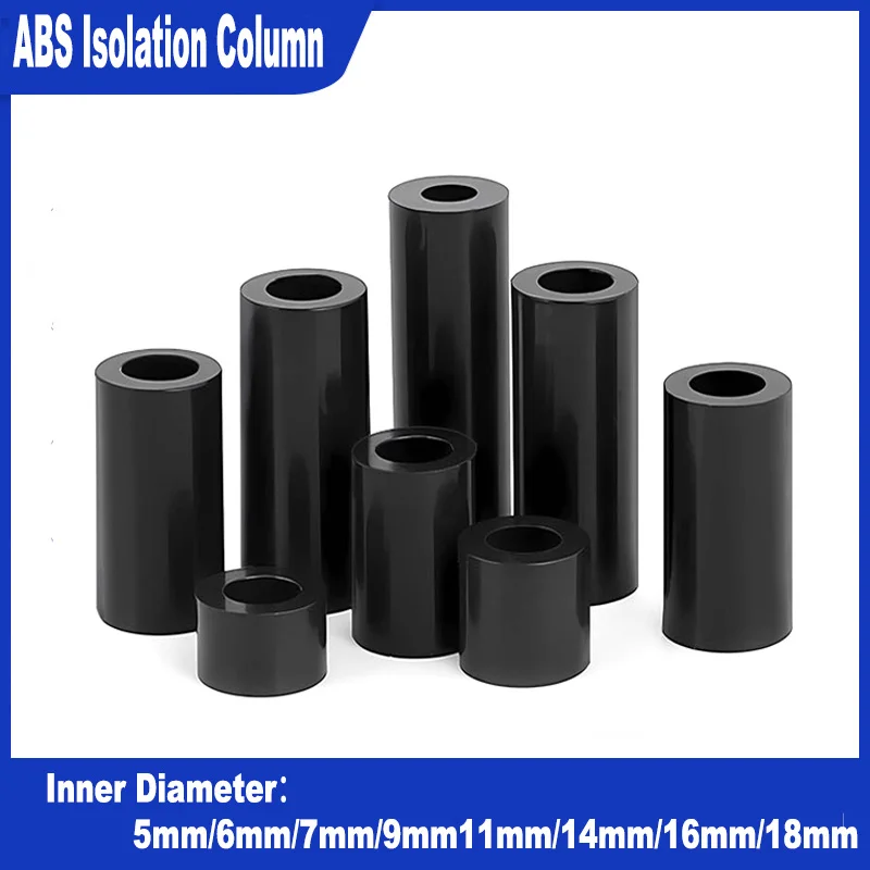 10pcs M5 M6 M7 M9 M10 M11 Black ABS Non-Threaded Hollowed Nylon Spacer Round Standoff Washer PCB Support Spacers For TV Install
10pcs M5 M6 M7 M9 M10 M11 Black ABS Non-Threaded Hollowed Nylon Spacer Round Standoff Washer PCB Support Spacers For TV Install