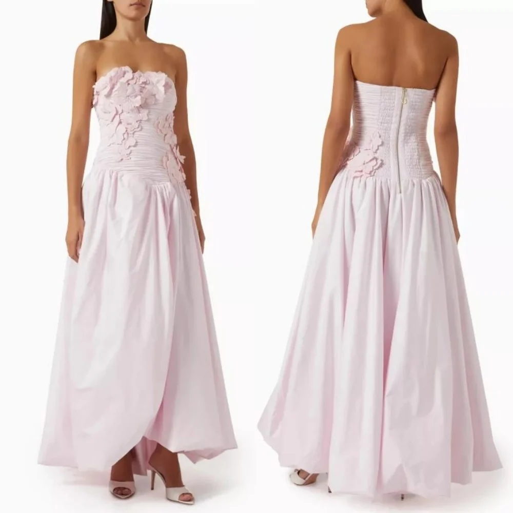Customized Matching Intricate Jersey Pleat Draped Handmade Flower A-line Strapless Midi Dresses Evening Dresses Sizes Available
Customized Matching Intricate Jersey Pleat Draped Handmade Flower A-line Strapless Midi Dresses Evening Dresses Sizes Available