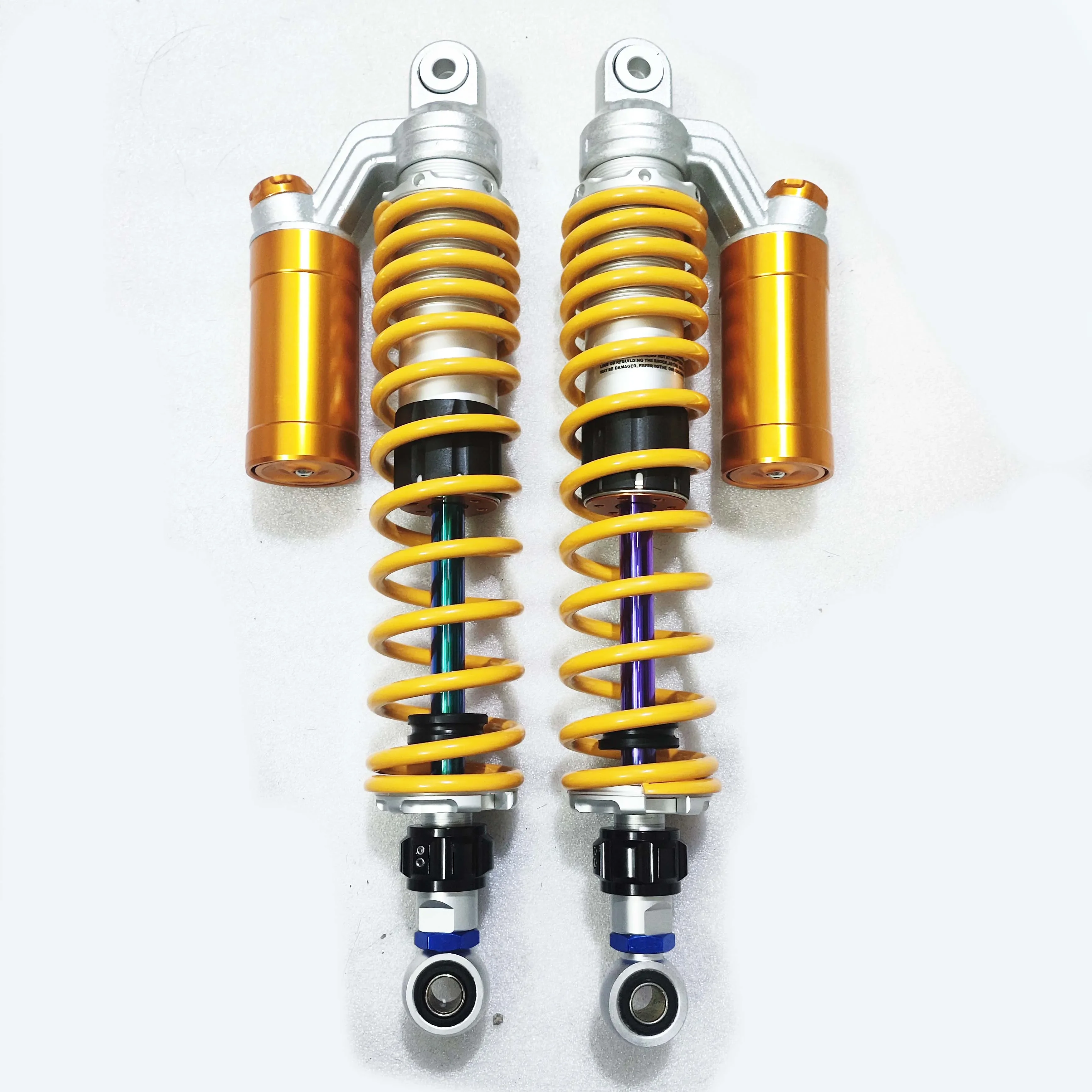 390mm 400mm 410mm 420mm 430mm 440mm 450mm Motorcycle Shock Absorber Adjust Rear Suspension for Honda Yamaha Suzuki Kawasaki
390mm 400mm 410mm 420mm 430mm 440mm 450mm Motorcycle Shock Absorber Adjust Rear Suspension for Honda Yamaha Suzuki Kawasaki