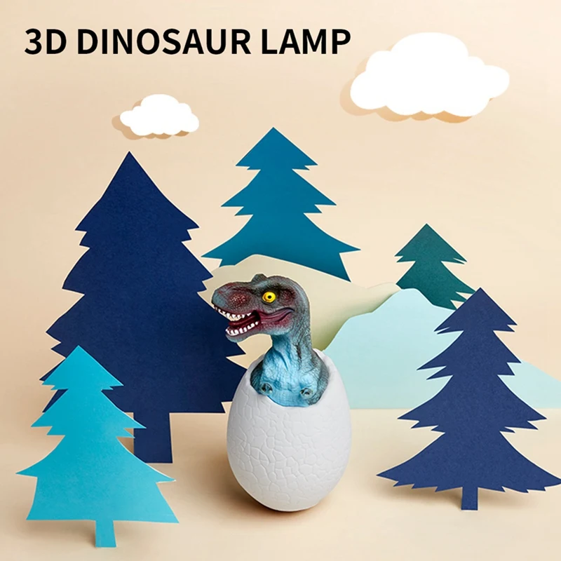 3D Night Light Tyrannosaurus Egg Desk Lamp 16 Color Touch Remote Control Cartoon Table Lamps For Kid Home Decor Easy Install
3D Night Light Tyrannosaurus Egg Desk Lamp 16 Color Touch Remote Control Cartoon Table Lamps For Kid Home Decor Easy Install
