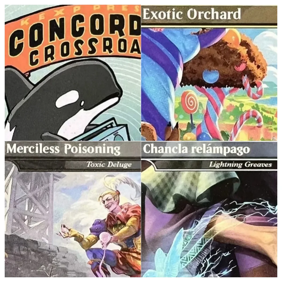 SLD "Exotic Orchard /Absorb into Time" TCG Magical Proxy Cards Quality Proxy Gathering Board Playing Game Trading Cards
SLD "Exotic Orchard /Absorb into Time" TCG Magical Proxy Cards Quality Proxy Gathering Board Playing Game Trading Cards