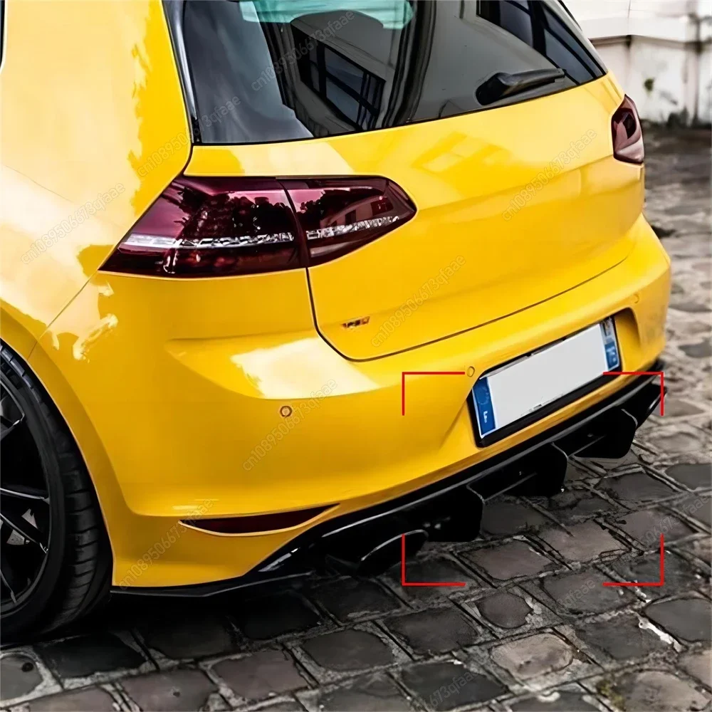For Volkswagen VW Golf 7 MK7 R R-Line 2013-2016 Rear Bumper Diffuser Splitters Spoilers Lip Black ABS Body Kit Car Accessories
For Volkswagen VW Golf 7 MK7 R R-Line 2013-2016 Rear Bumper Diffuser Splitters Spoilers Lip Black ABS Body Kit Car Accessories