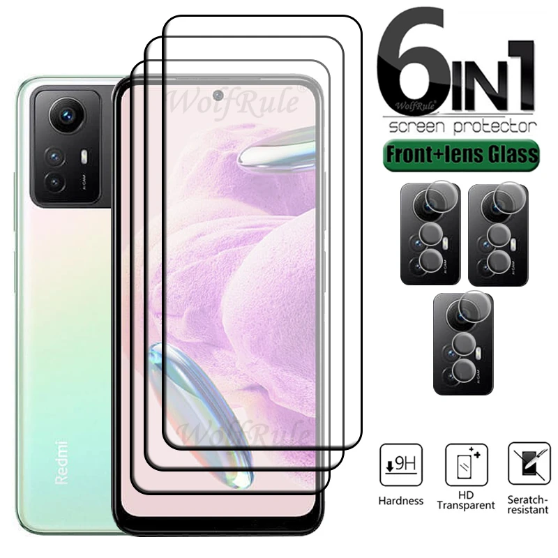 6-in-1 For Redmi Note 12S Glass Redmi Note 12S Full Cover Glue HD 9H Phone Screen Protector For Xiaomi Redmi Note 12S Lens Glass
6-in-1 For Redmi Note 12S Glass Redmi Note 12S Full Cover Glue HD 9H Phone Screen Protector For Xiaomi Redmi Note 12S Lens Glass