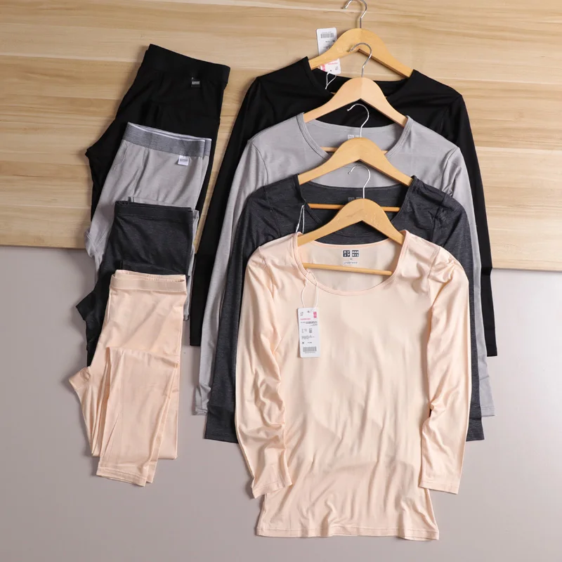 Soft Elastic Warm Couple Autumn Winter Clothing Set Men's Long Pants with Big round Neck Thermal Underwear for Youth
Soft Elastic Warm Couple Autumn Winter Clothing Set Men's Long Pants with Big round Neck Thermal Underwear for Youth