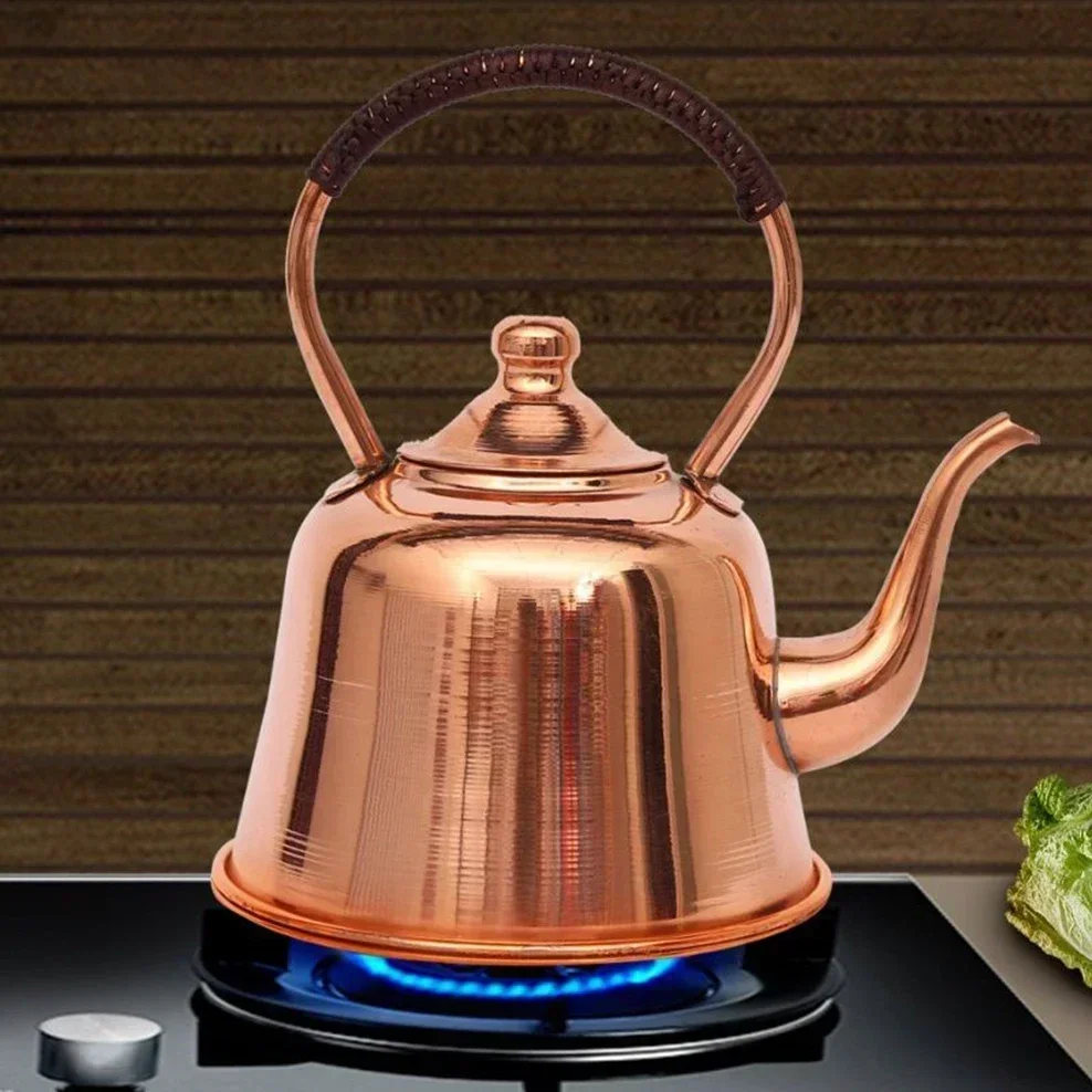2L Pure Copper Teapot Handmade Red Copper Kettle Hot Pot Add Soup Pot Induction Cooker Boiling Water Kettle Cold Kettle For Home
2L Pure Copper Teapot Handmade Red Copper Kettle Hot Pot Add Soup Pot Induction Cooker Boiling Water Kettle Cold Kettle For Home