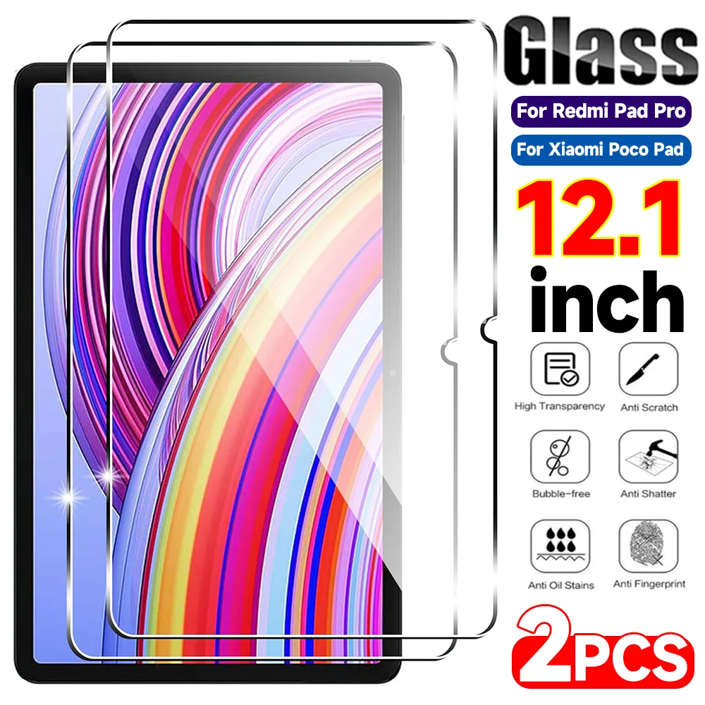 1-2PCS Tempered Glass Screen Protector for Redmi Pad 2 11inch/ Pad 2 Pro/Xiaomi Poco Pad 12.1 Inch Anti-Scratch Protective Film
1-2PCS Tempered Glass Screen Protector for Redmi Pad 2 11inch/ Pad 2 Pro/Xiaomi Poco Pad 12.1 Inch Anti-Scratch Protective Film