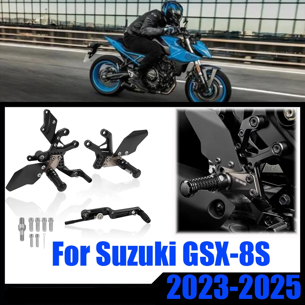 For Suzuki GSX-8S GSX 8S GSX8S 2023 2024 2025 Motorcycle Footpeg Rear Set Foot Pegs Pedal Footrest Heel Wing Adjuster Rearset
For Suzuki GSX-8S GSX 8S GSX8S 2023 2024 2025 Motorcycle Footpeg Rear Set Foot Pegs Pedal Footrest Heel Wing Adjuster Rearset