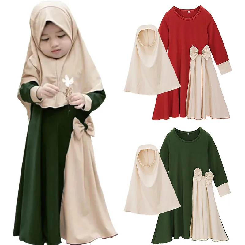 Holiday Party Dresses Eid Muslim Children's Clothing Spring Autumn Traditional Festival Arabic Robes Long Elegant Baby Dresses
Holiday Party Dresses Eid Muslim Children's Clothing Spring Autumn Traditional Festival Arabic Robes Long Elegant Baby Dresses