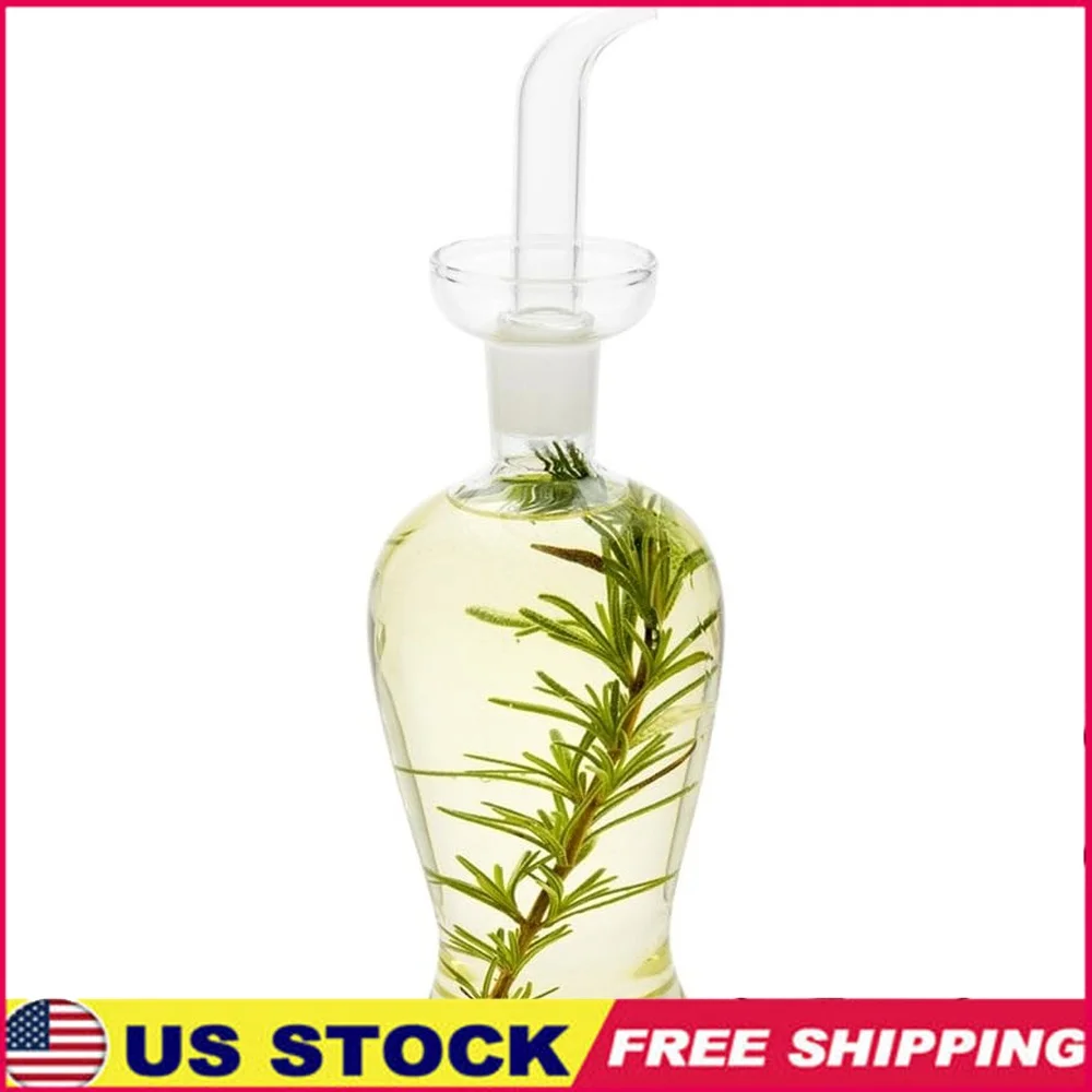 Clear Glass Olive Oil Dispenser 9 Ounce Hand Blown Double Wall Bottle Tight Fitting Lid Drizzle Spout Kitchen Condiment Storage
Clear Glass Olive Oil Dispenser 9 Ounce Hand Blown Double Wall Bottle Tight Fitting Lid Drizzle Spout Kitchen Condiment Storage