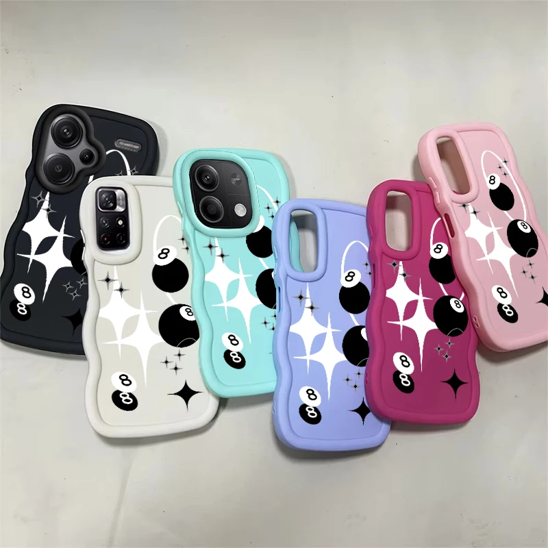 Billiard ball num 8 Soft Macaron Wave Phone Case For Xiaomi Redmi A1 A2 A5 Plus + A3 11A 12 12C 13 13C 14C Note 11 14 14S Cover
Billiard ball num 8 Soft Macaron Wave Phone Case For Xiaomi Redmi A1 A2 A5 Plus + A3 11A 12 12C 13 13C 14C Note 11 14 14S Cover