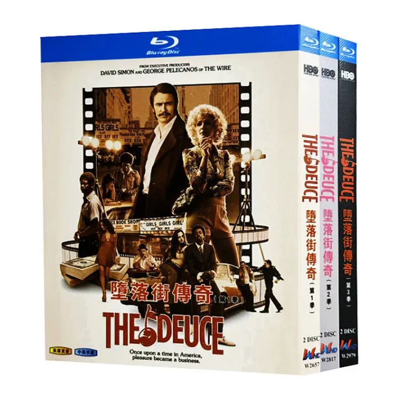 Blu-ray Ultra HD TV Series The Deuce Seasons 1–3 Box Set with English and Traditional Chinese Subtitles
Blu-ray Ultra HD TV Series The Deuce Seasons 1–3 Box Set with English and Traditional Chinese Subtitles