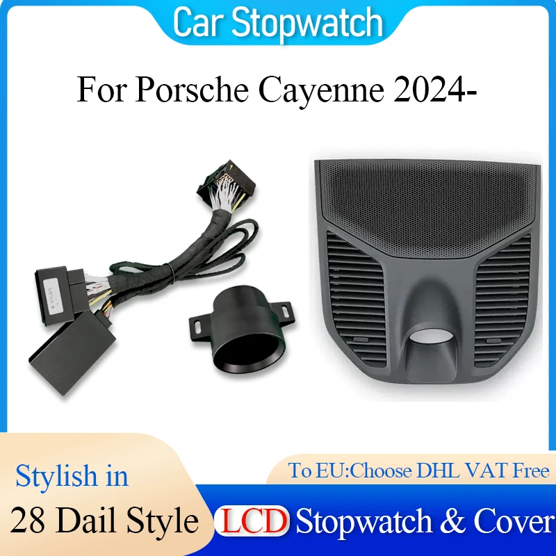 28 Dial Styles Stopwatch For Porsche Cayenne 2024 Interior Dashboard Central Chrono Clock Compass Time Electronic Meter Clock
28 Dial Styles Stopwatch For Porsche Cayenne 2024 Interior Dashboard Central Chrono Clock Compass Time Electronic Meter Clock