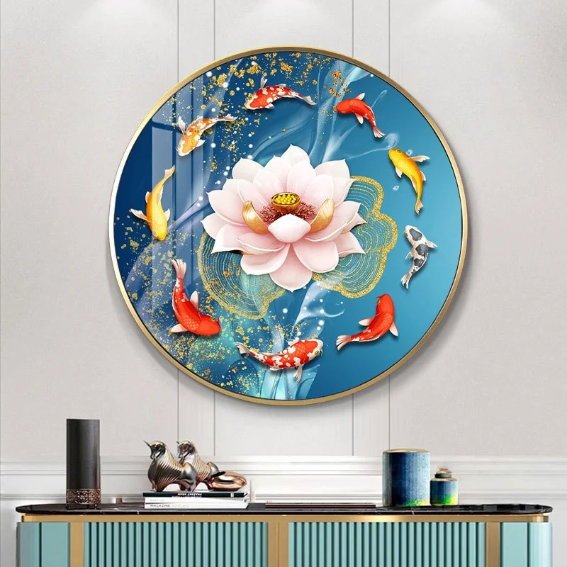 DIY full Diamond Embroidery,Round Diamond Nine Fish Pattern bedroom Living room decoration rhinestone beads Diamond painting
DIY full Diamond Embroidery,Round Diamond Nine Fish Pattern bedroom Living room decoration rhinestone beads Diamond painting