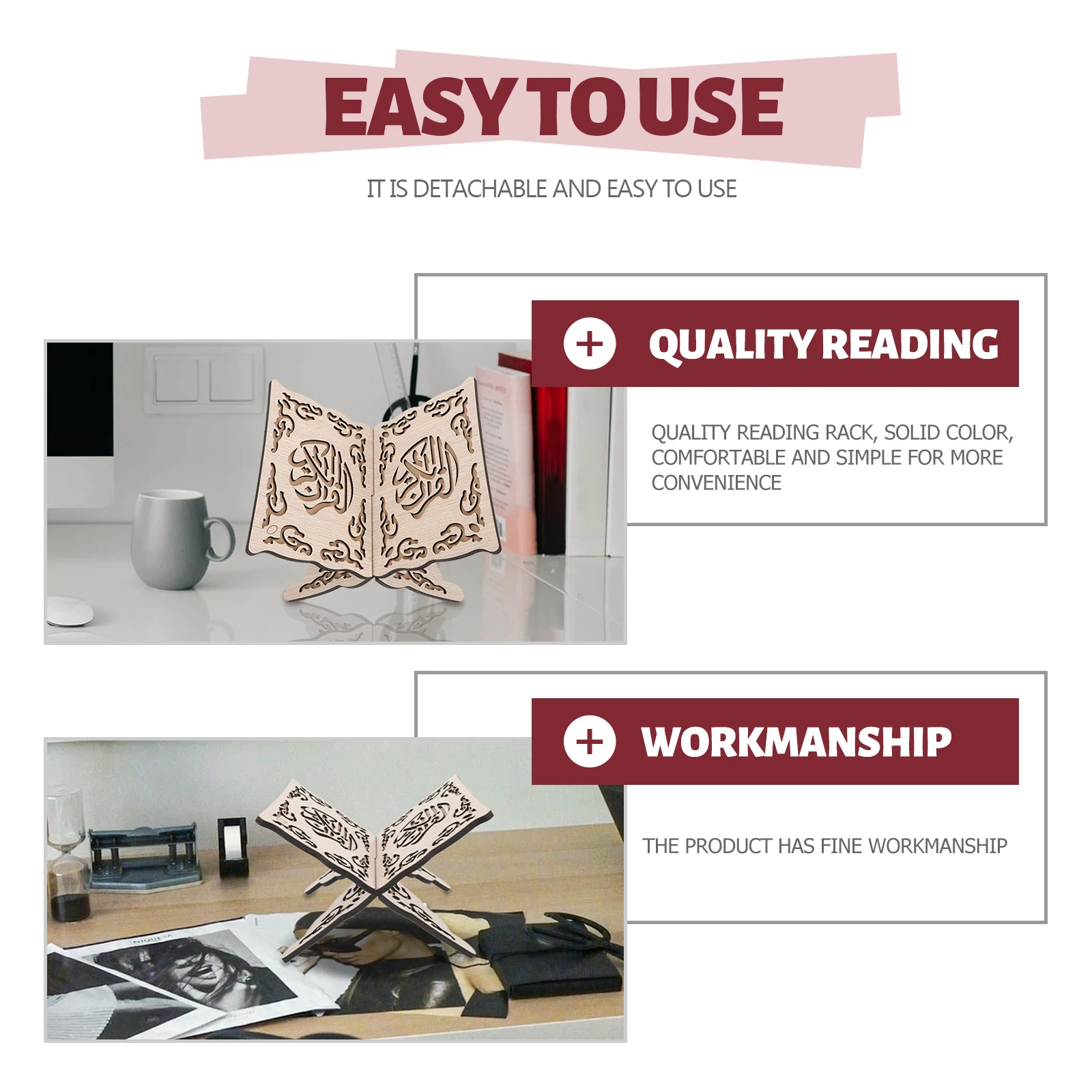 Bookshelf Desktop Stand Detachable Reading Rack Bookcase Household Confucian Classics Wood
Bookshelf Desktop Stand Detachable Reading Rack Bookcase Household Confucian Classics Wood