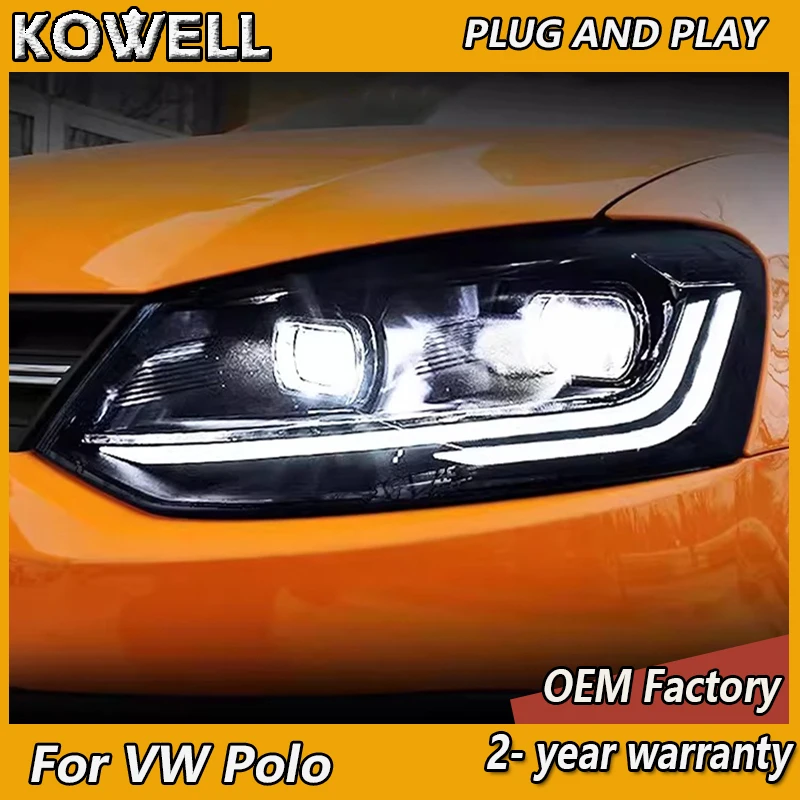 Car Styling for VW Polo Head Lights 2011-2018 Polo Headlights Volkswagen DRL Turn Signal Low High Beam Projector Lens
Car Styling for VW Polo Head Lights 2011-2018 Polo Headlights Volkswagen DRL Turn Signal Low High Beam Projector Lens
