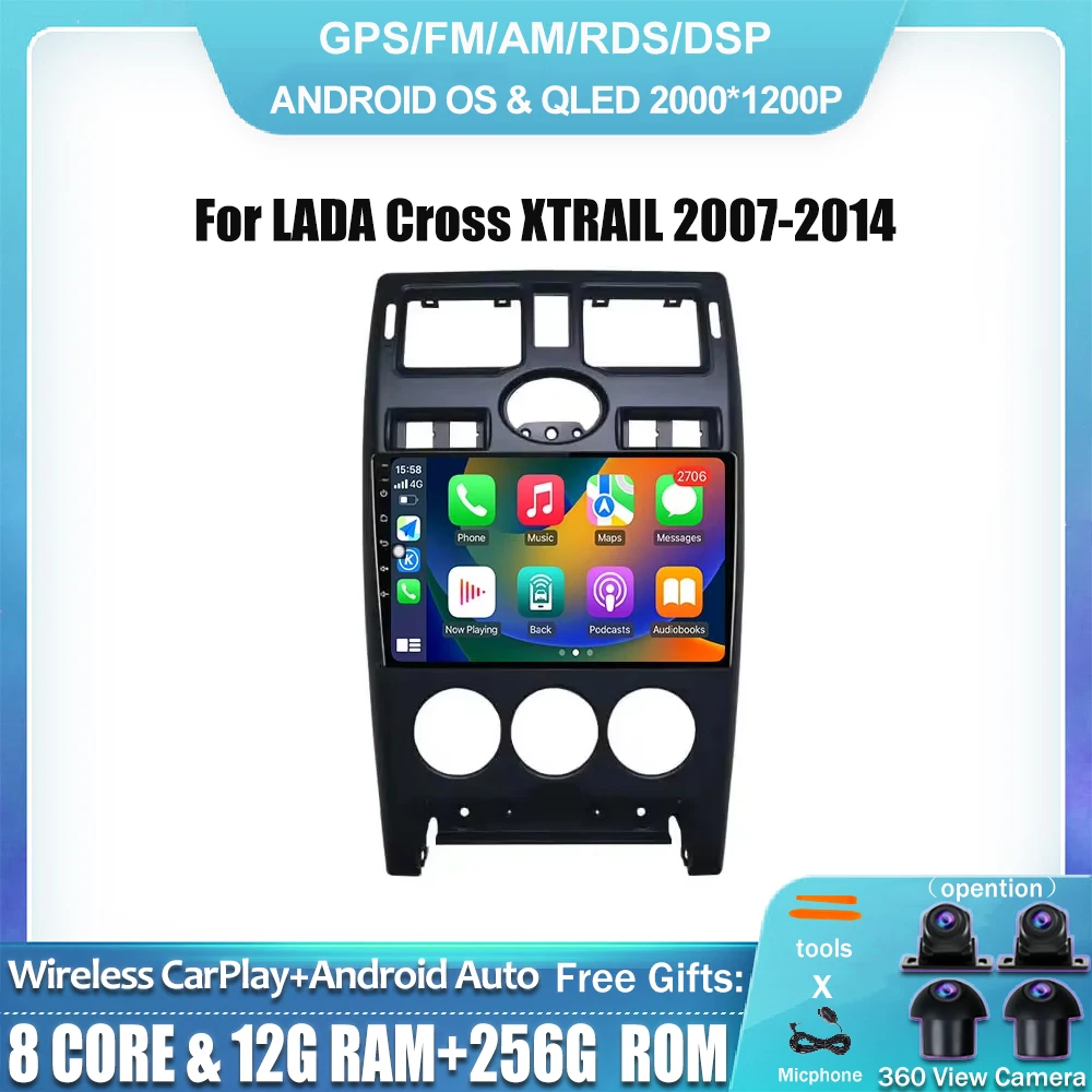 9" Car Radio Multimedia Video Player DSP Android 14 Navigation GPS Carplay For LADA Cross XTRAIL 2007-2014 WIFI 4G BT SWC IPS
9" Car Radio Multimedia Video Player DSP Android 14 Navigation GPS Carplay For LADA Cross XTRAIL 2007-2014 WIFI 4G BT SWC IPS