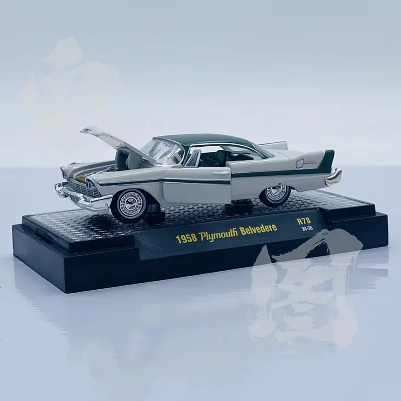 M2 1:64 Scale 1958 Plymouth Belvedere Alloy Simulation Car Model Static Collection Decorated Holiday Gifts Toys Souvenir Gift
M2 1:64 Scale 1958 Plymouth Belvedere Alloy Simulation Car Model Static Collection Decorated Holiday Gifts Toys Souvenir Gift