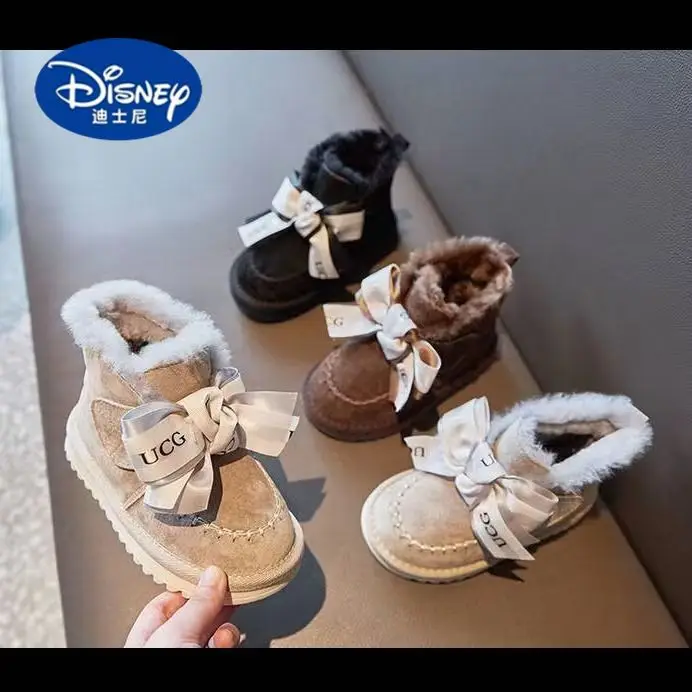 Disney Girls Snow Boots 2025 | Plush Lined Winter Ankle Boots with Bow, Warm Princess Style Booties Casual Shoes
Disney Girls Snow Boots 2025 | Plush Lined Winter Ankle Boots with Bow, Warm Princess Style Booties Casual Shoes