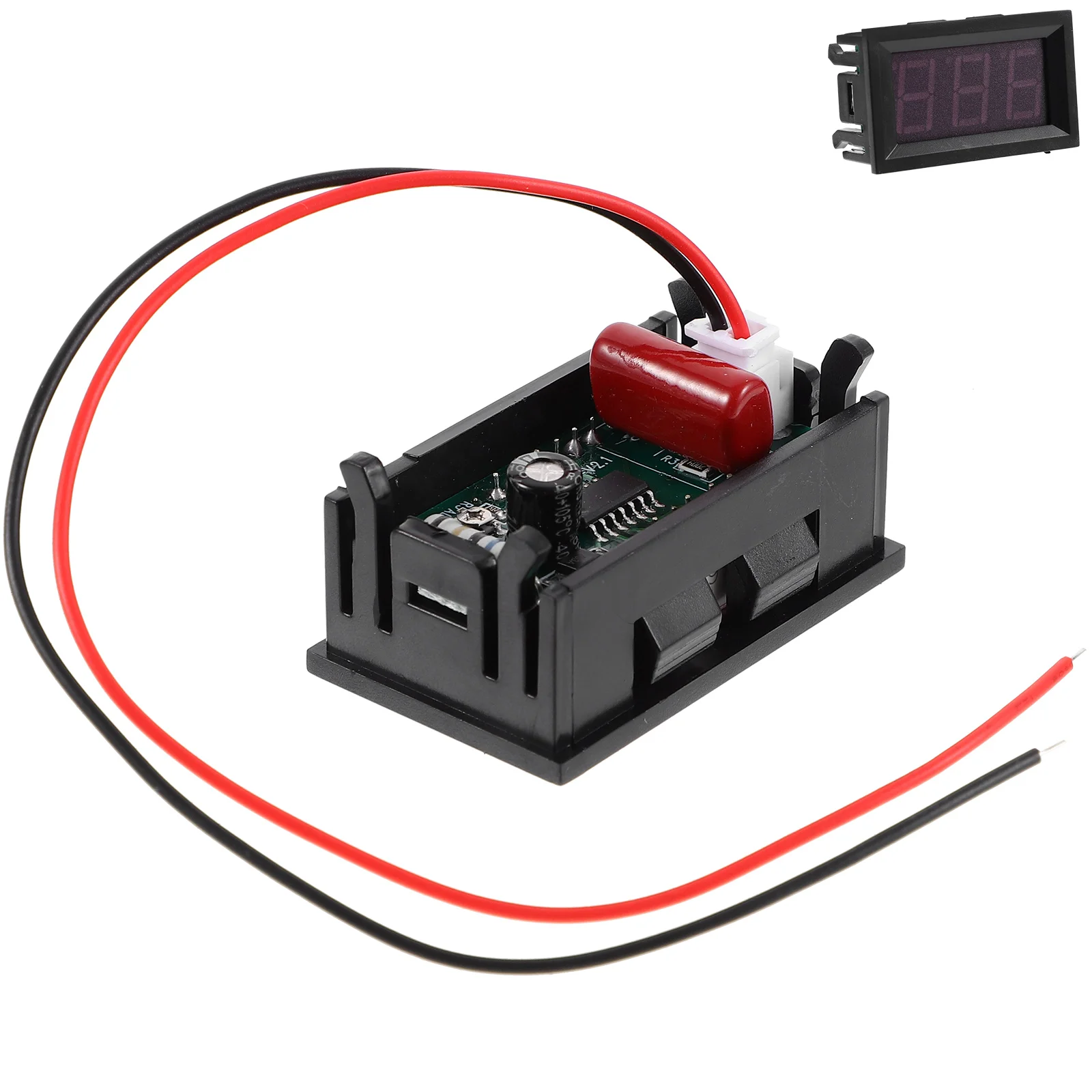 Digital Voltage Meter Head LED Display Mini Plastic Voltmeter Gauge Universal Tester 2-Wire Motorcycle
Digital Voltage Meter Head LED Display Mini Plastic Voltmeter Gauge Universal Tester 2-Wire Motorcycle
