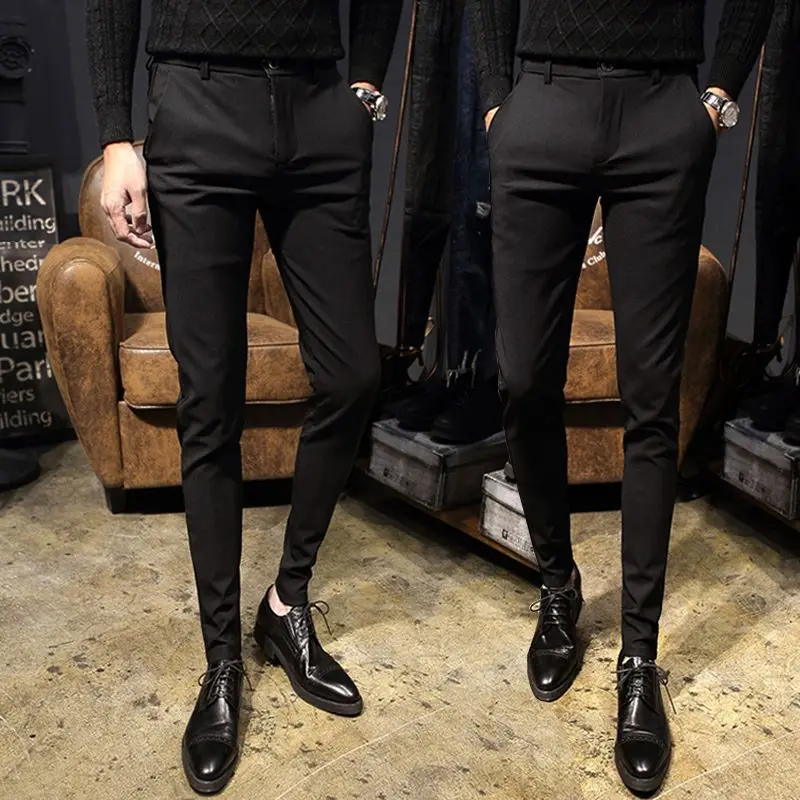 Men's Fashion Pencil Trousers Fashion Men Casual Business Slim Fit Solid Ankle Length Pants Trousers Everyday Casual Pants H99
Men's Fashion Pencil Trousers Fashion Men Casual Business Slim Fit Solid Ankle Length Pants Trousers Everyday Casual Pants H99
