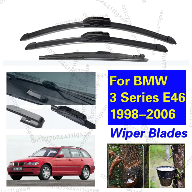 Wiper Front & Rear Wiper Blades Set Kit For BMW 3 Series E46 Touring Estate 316 318 320 325 330 1998-2006 1999 2000 22"+20"+12"
Wiper Front & Rear Wiper Blades Set Kit For BMW 3 Series E46 Touring Estate 316 318 320 325 330 1998-2006 1999 2000 22"+20"+12"